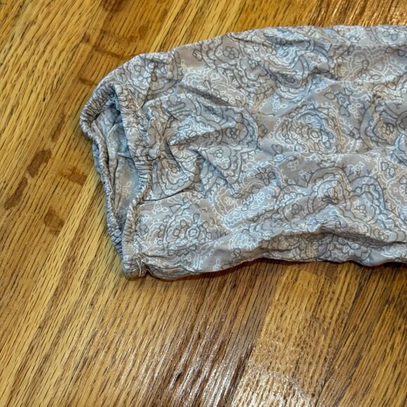 Marina Luna Womens Paisley Top Size L 3/4 Sleeve 100% Rayon - Picture 6 of 7